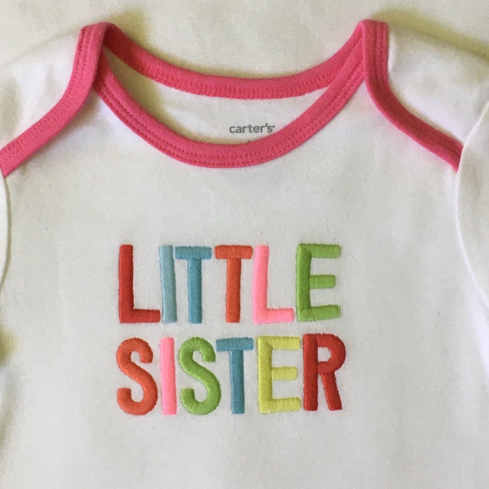 COPY - Little Sister shirt size 24 months NWT one piece